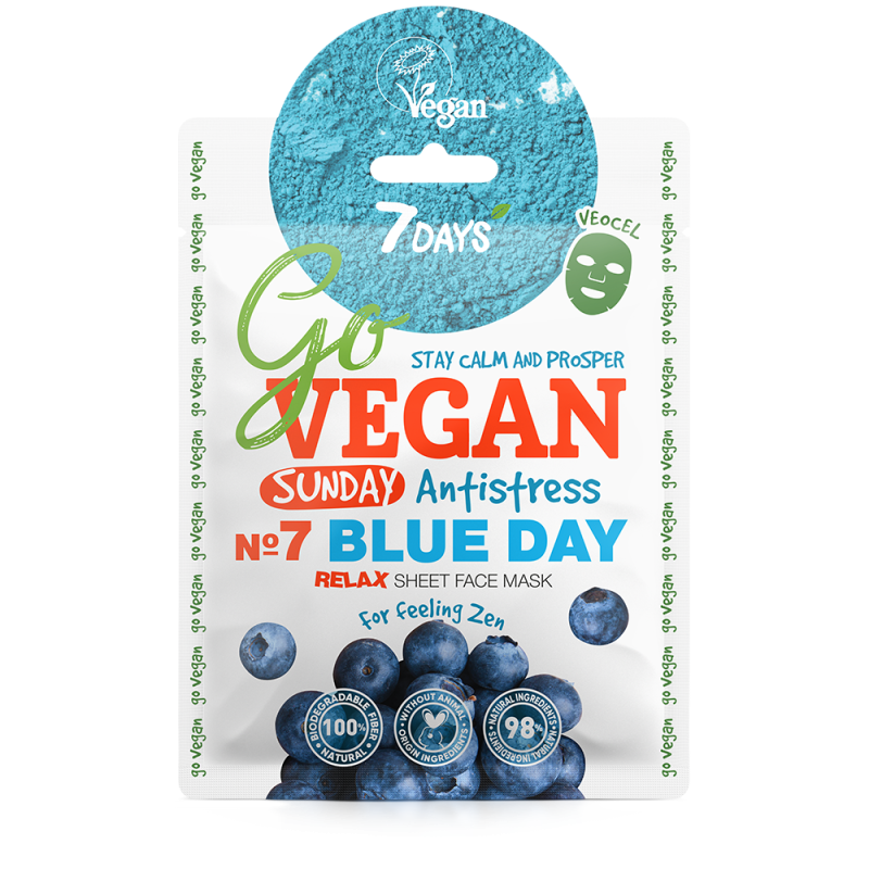 GO VEGAN SUNDAY FACE MASK